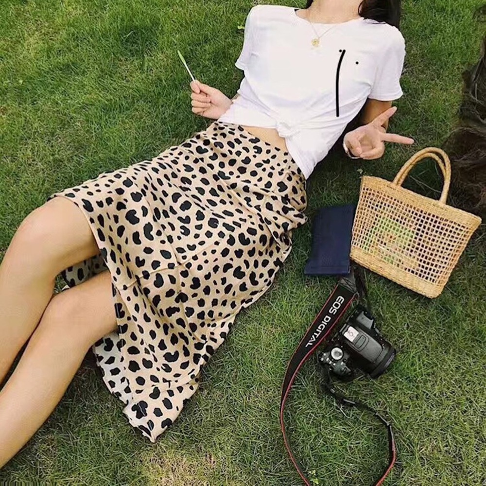 NEW Rachel Zoe Leopard Midi Skirt - Picture 4 of 10